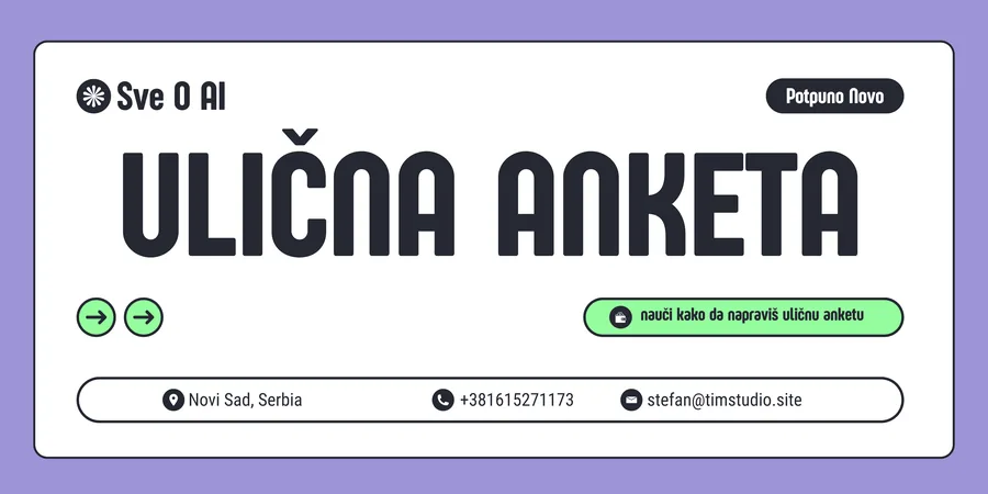 Modul: Ulična anketa