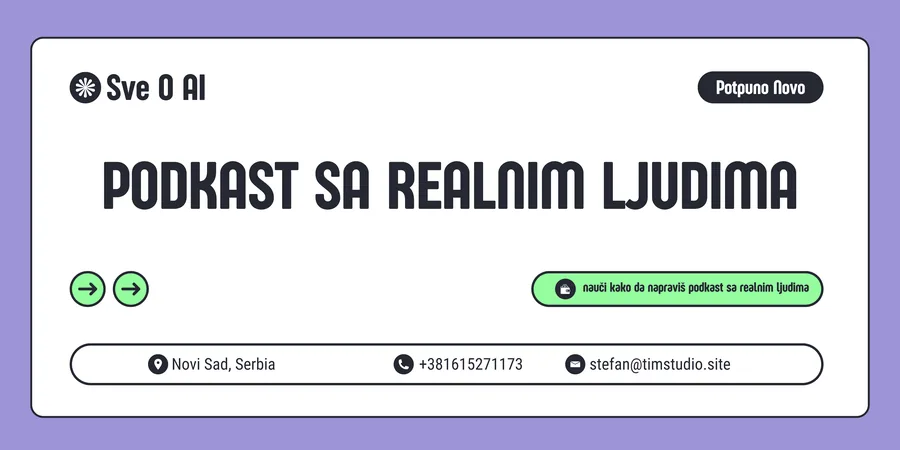 Modul: Podkast sa realnim ljudima