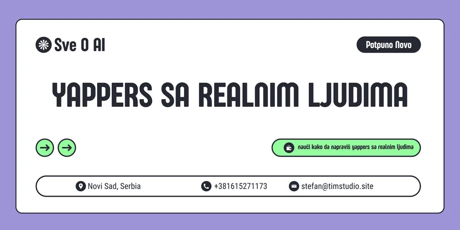 Modul: Yappers sa realnim ljudima